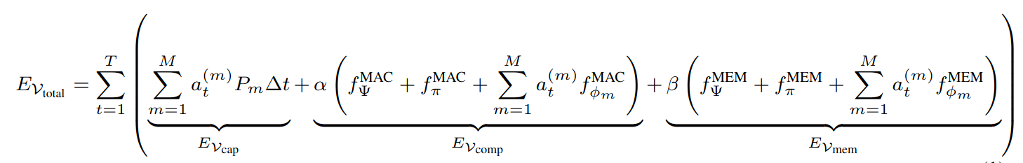Ego-METAS energy computation formula